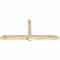 Ekena Millwork Eugene Rough Sawn Timber Gable Bracket, Douglas Fir, 72"W x 33"H x 4"D x 4"F, 11/12 Pitch GBW072X33X0404EUG00RDF - alternate 2